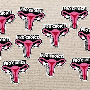 Pack d'autocollants Pro Choice, coupon, lot, féminisme, gauchiste, communiste, justice, militant, immigré, socialisme, avortement, LGBT