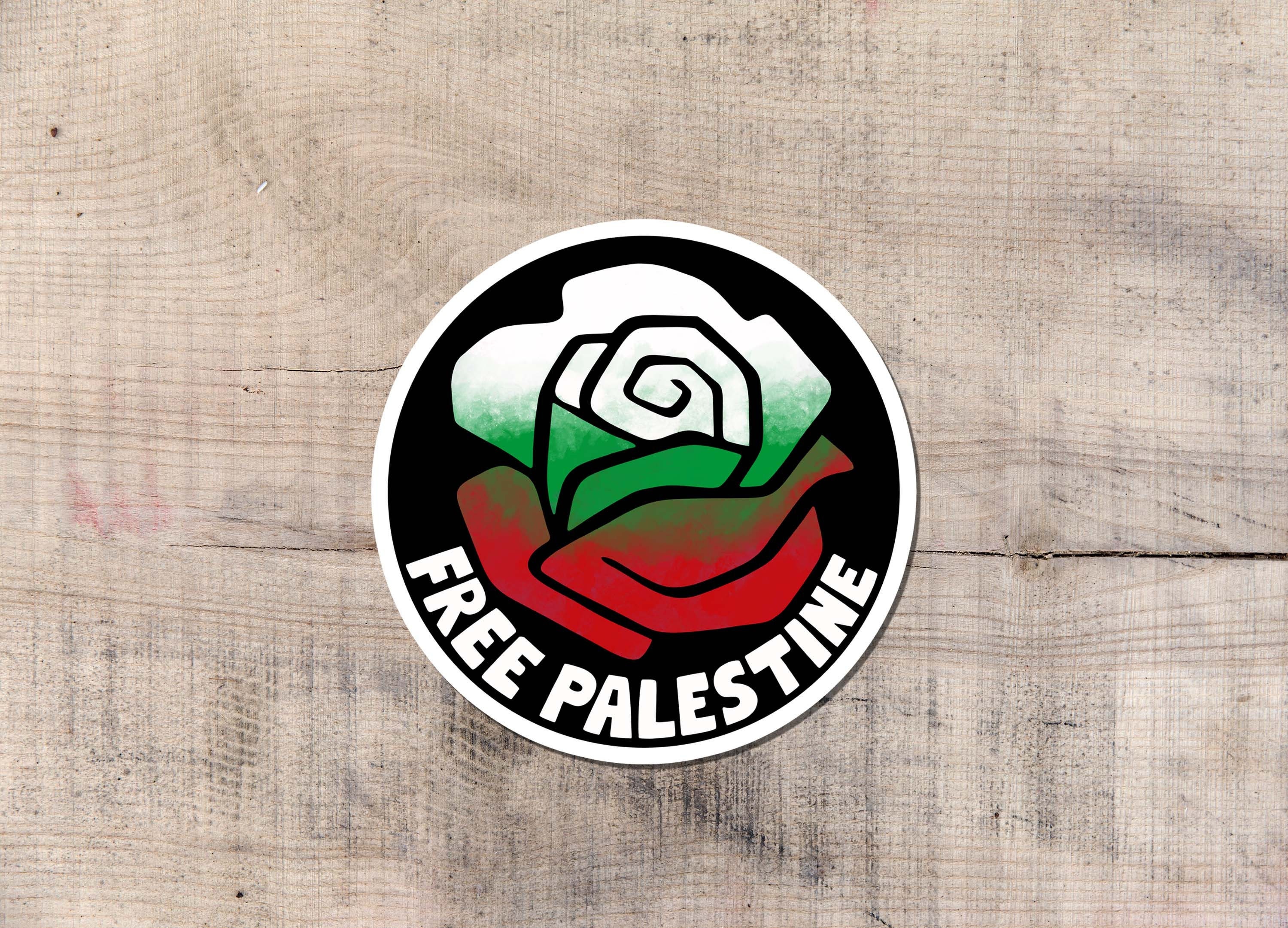 Free Palestine Sticker, Leftist, Justice, Palestine, Socialism, Vinyl Sticker, Marxism, Anti Capitalism, Save Palestine