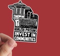Abolish Prisons Sticker, Socialist, AntiCapitalism, Abolitionist, Defund The Police, Rights, Resist, Immigrant product logo