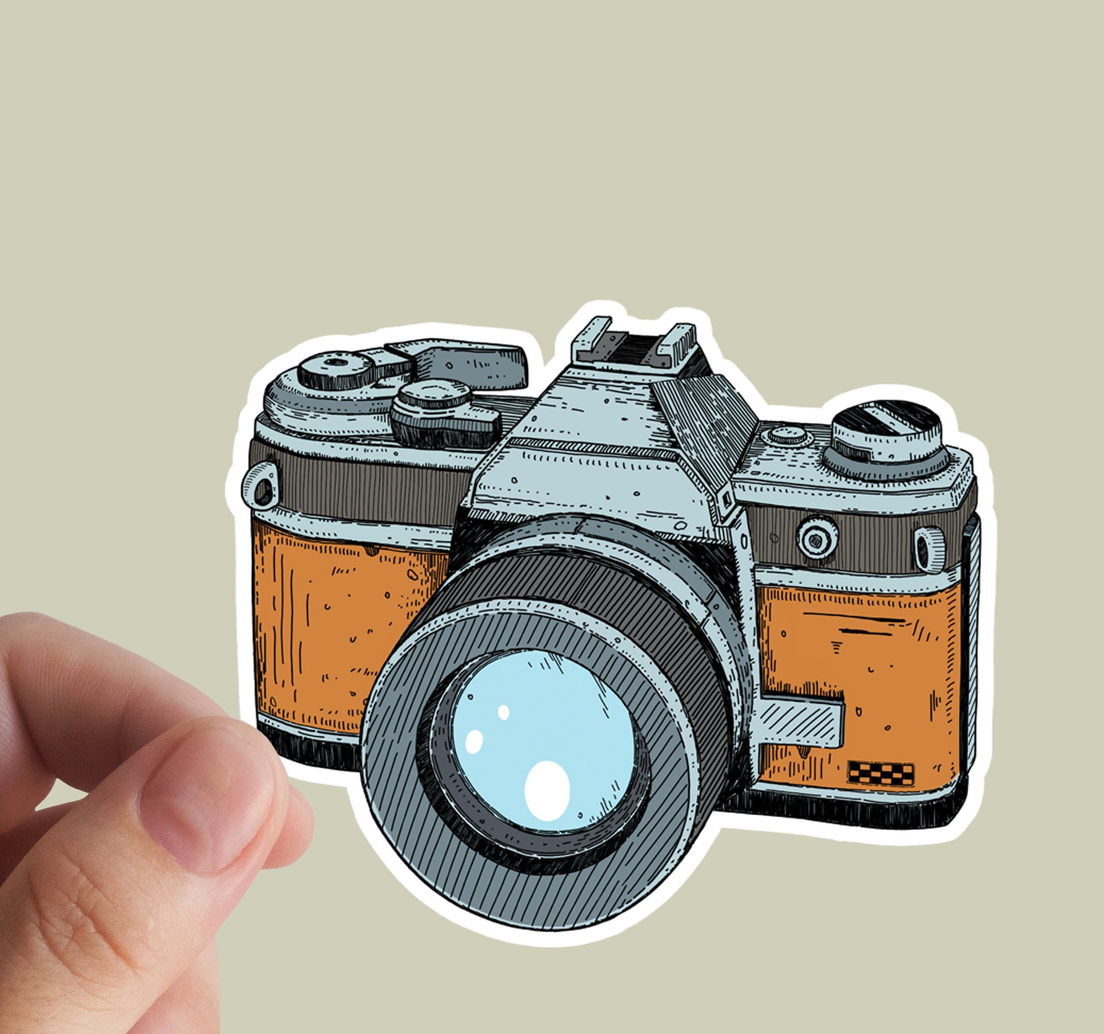 Photo Camera Sticker Photography Photo Camera Laptop Etsy