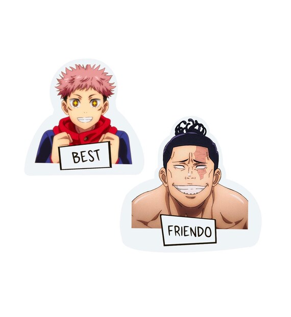 Jujutsu Kaisen Yuji Itadori And Aoi Todo Best Friend Decal Etsy Jujutsu Kaisen Yuji Itadori And Aoi Todo Best Friend Decal Etsy