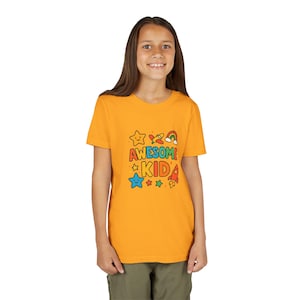 Fun Youth Tee for Kids, Cool Children&#39;s T-Shirt, Awesome Kid&#39;s Shirt, Playful Toddler Tee, Vibrant Youth Top