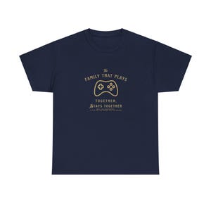 Humorous Cotton Tee - Family Gaming, Overcooked, Switch
