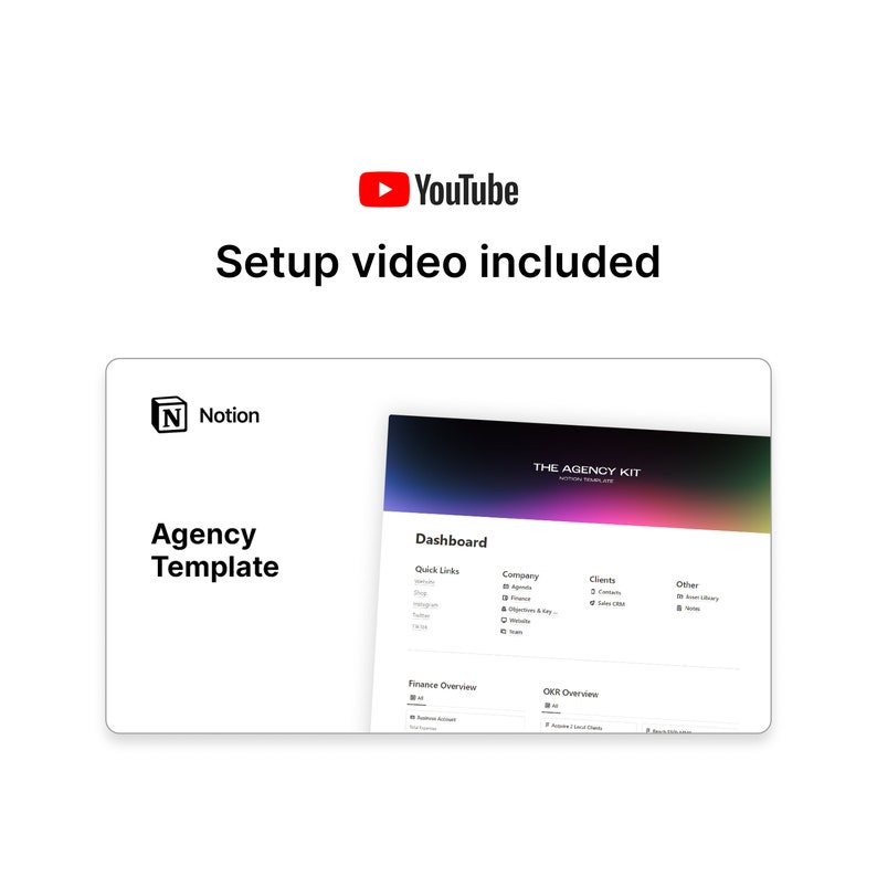 Notion Agency Kit, All-in-one Notion Template for Business, Project ...