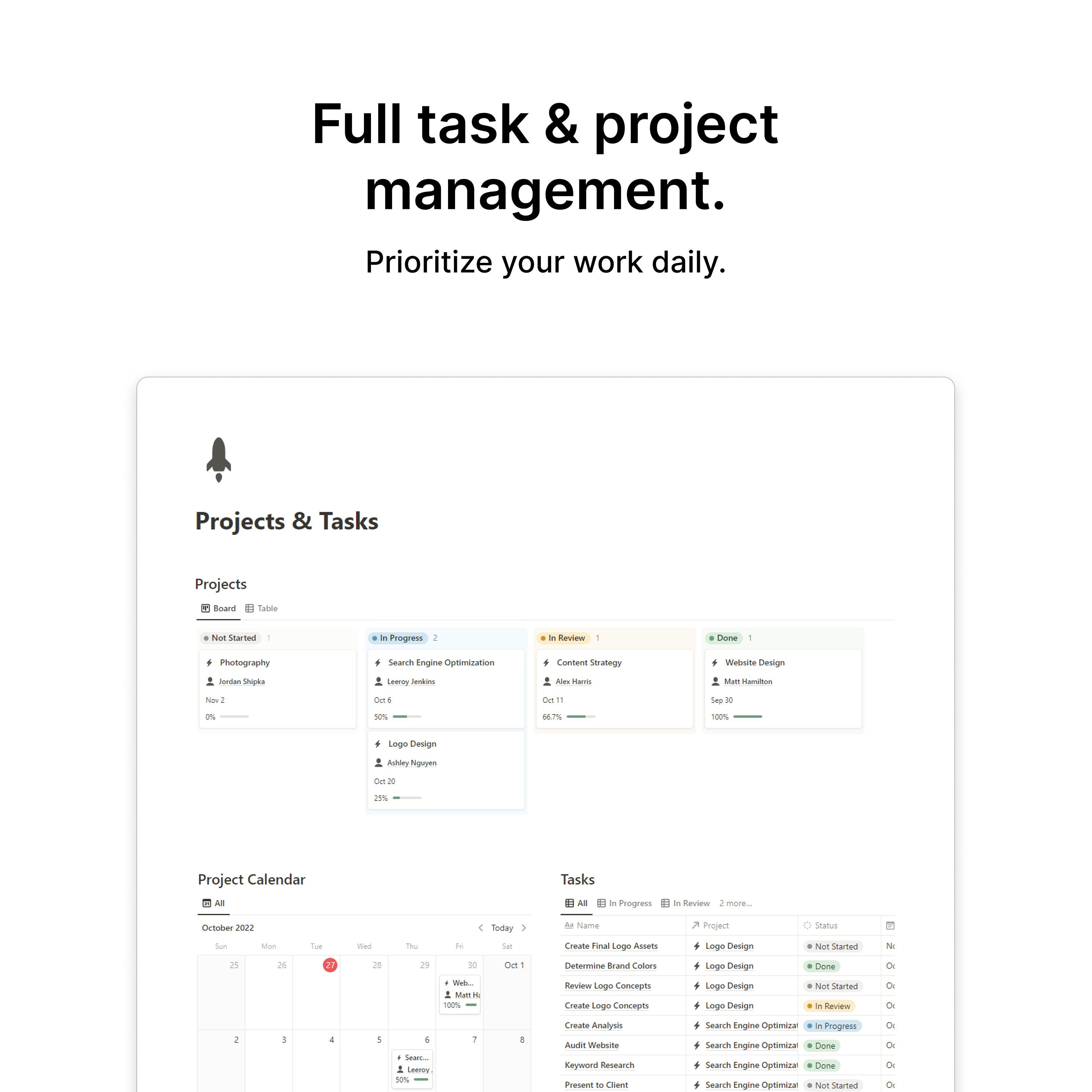 Notion Agency Kit, All-in-one Notion Template for Business, Project ...