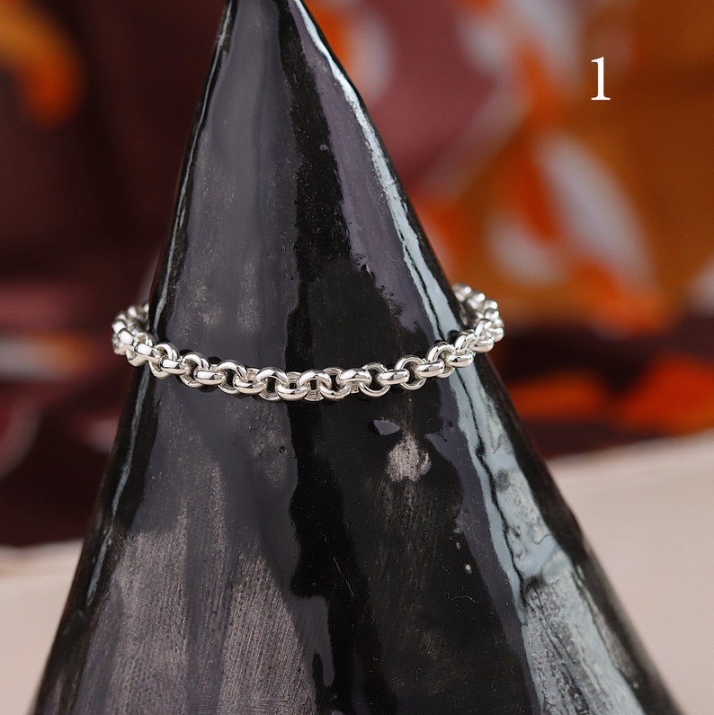 Simple Charm Bracelet Cable Bracelet Box Bracelet Curb Bracelet Silver Chain Bracelet Everday Casual Bracelet Statement Bracelet