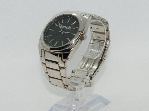 Stainless Steel Bench Men s Watch Etsy