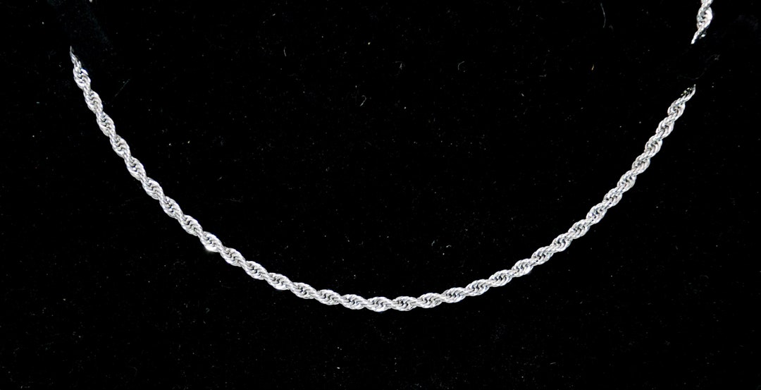 Super Strong Stainless Steel 24 Inch Rope Chain Necklace - Etsy