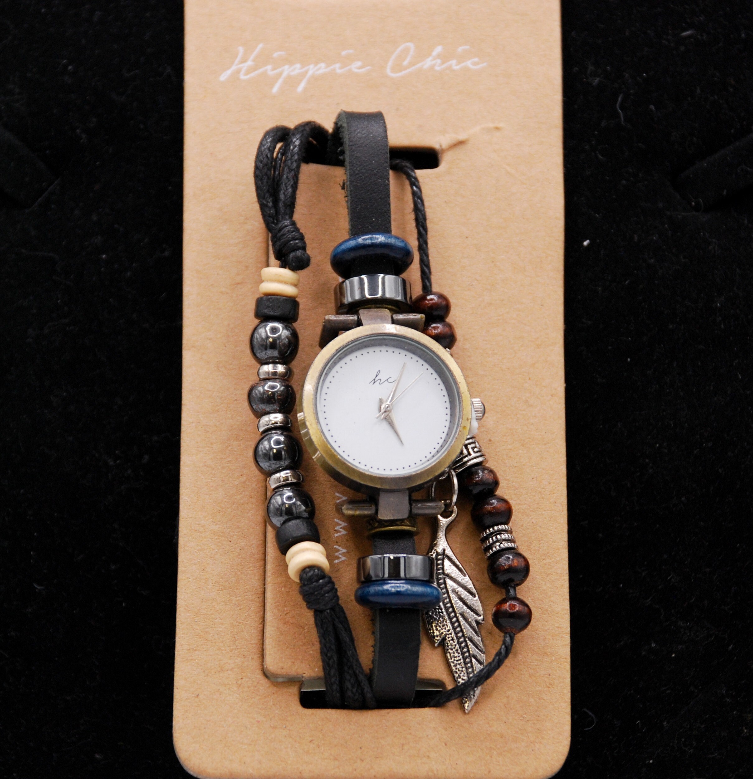 Reloj hippy chic con correa de varios materiales Etsy Espana
