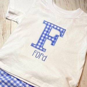 MORE COLORS, Monogrammed Name Shirt for Babies and Toddlers, Boy Personalized Shirt, Baby Top Monogrammed, Toddler Personalized Tshirt