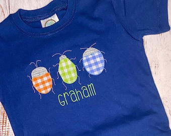 Bug Trio Shirt for Babies or Toddlers, Insects  Tshirt, Baby or Toddler Bug  shirt  for Boys or Girls