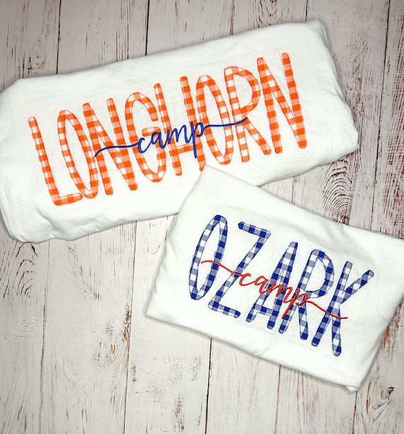 ANY CAMP Summer Camp Shirts, Personalized Sleepaway Camp Care Package Shirts