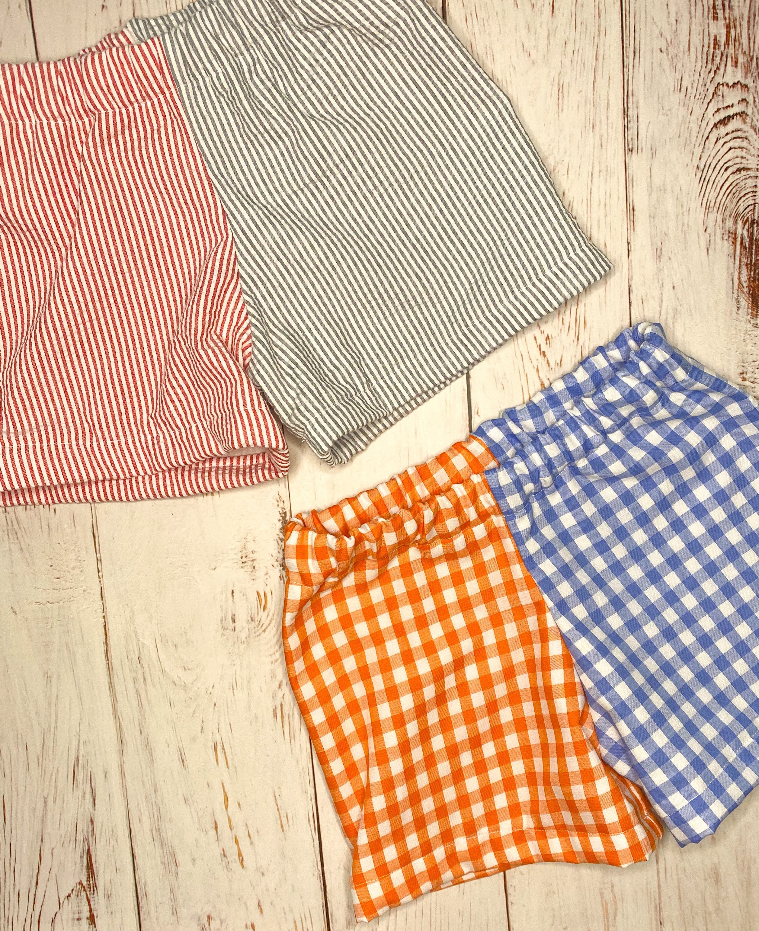 MORE COLORS, Colorblock Shorts for Boys or Girls, Fully Lined Two Toned ...