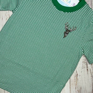 Deer Striped Shirt for Babies and Toddlers, Boy Girl  Shirt for Hunting Season, Baby Hunting Trip, Toddler Shirt For Boys
