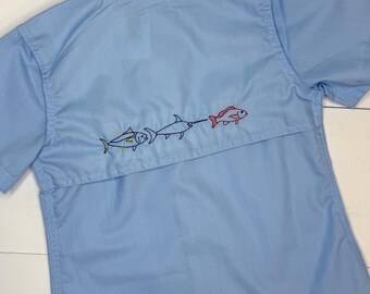 Fish Trio Kids Fishing Shirt or Romper, Summer Shirt for Kids