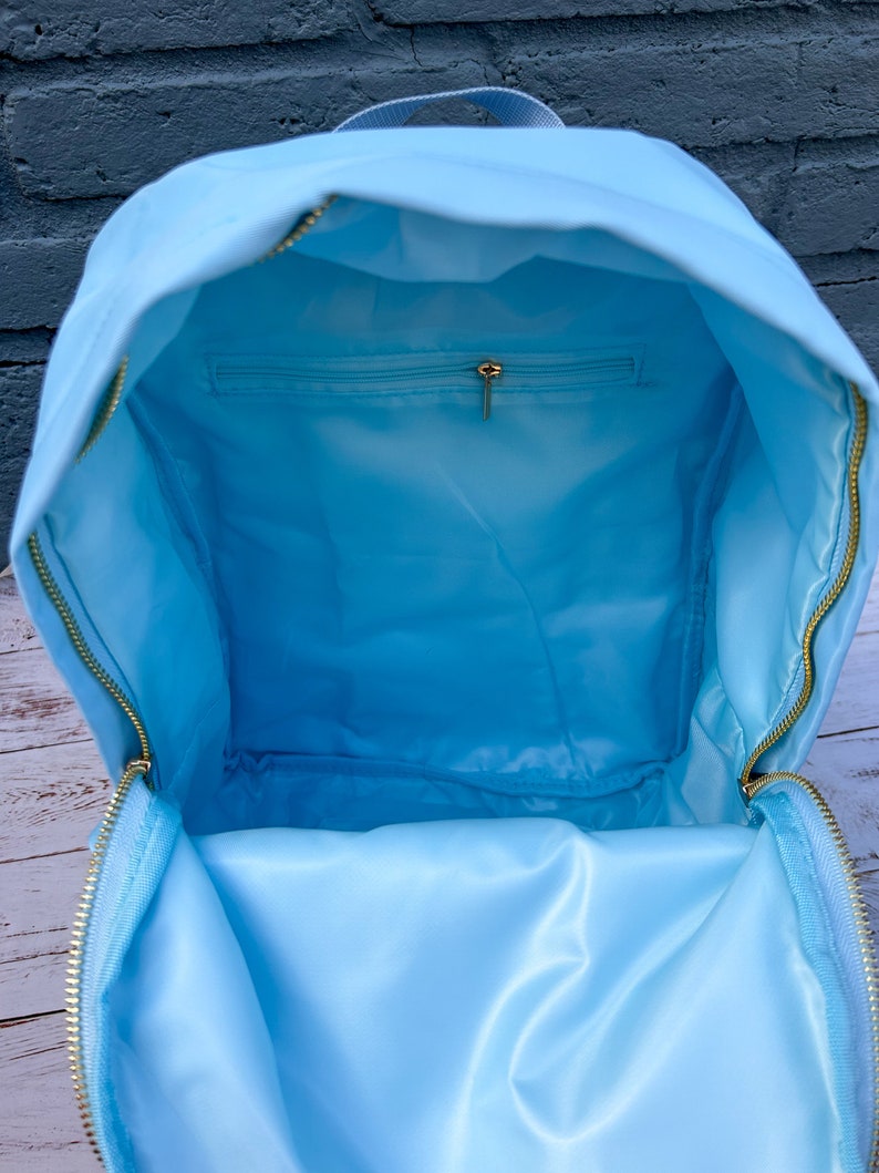 MORE COLORS, Monogrammed Nylon Backpack, Personalized Diaper Bag, School Bag for Kids image 6