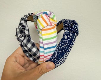 DIY Knotted Headband Craft Kit, Make it Yourself Kids or Adults Craft Project, Project in a Box