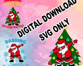 Download Dabbing Santa Svg Etsy 3D SVG Files Ideas | SVG, Paper Crafts, SVG File