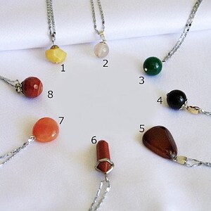 Real Natural Carnelian Agate Gemstone Pendant Necklace, Raw Genuine Carnelian Agate Crystal Stone Necklace, Healing Gemstone Necklace Gift