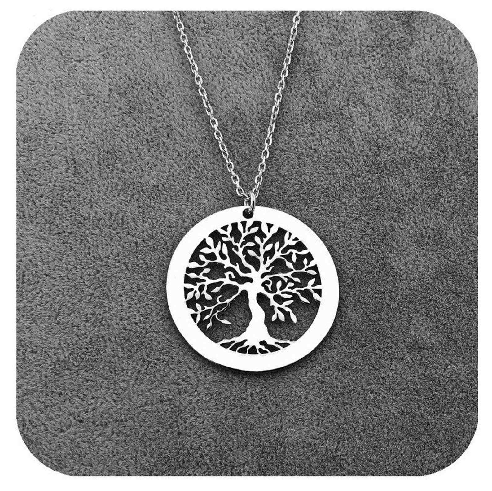 925 Sterling Silver Tree of Life Necklace Tree of Life Etsy
