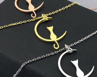 Sterling Silber 925 Anhänger Katze | Kaufen Auf