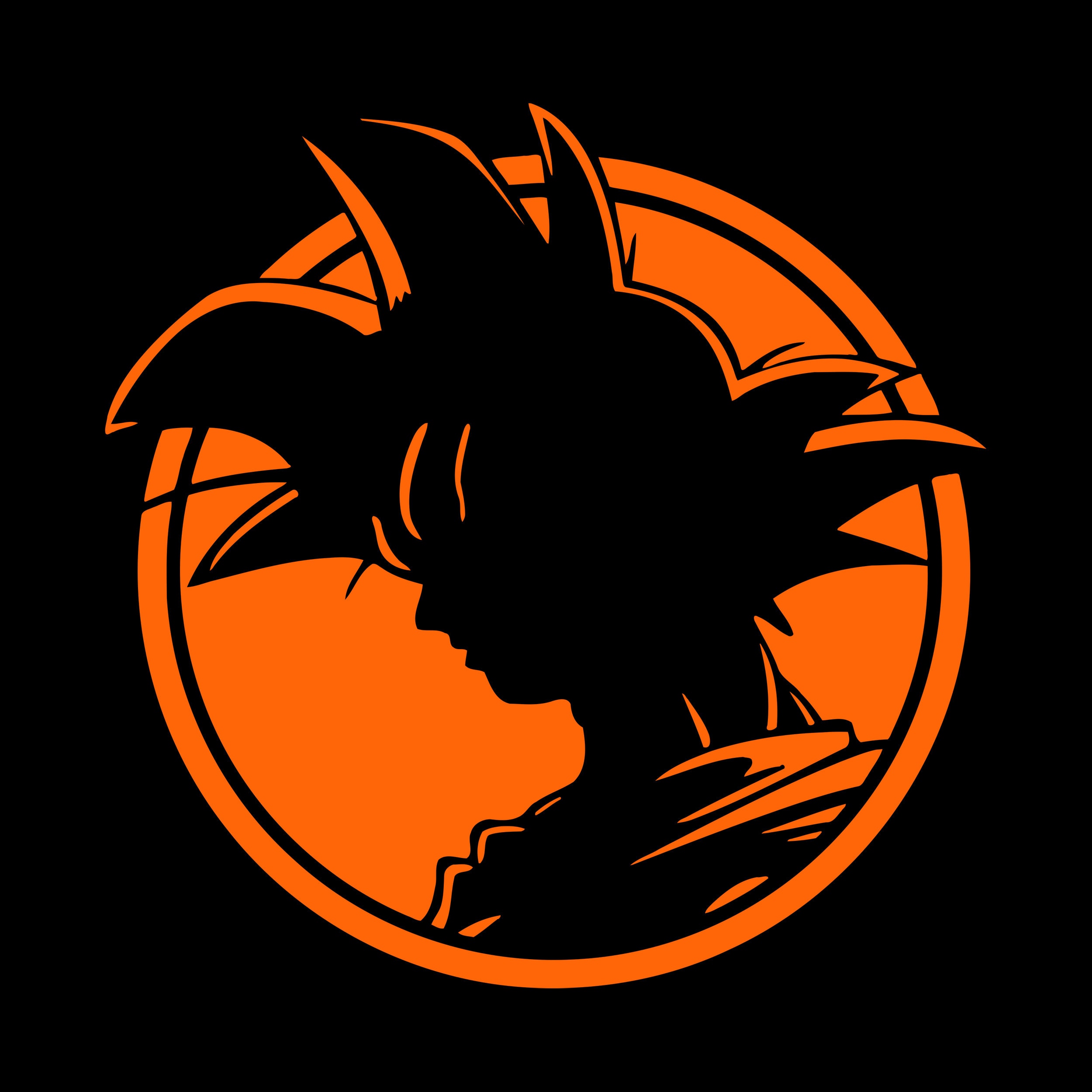 Dragon Ball Silhouette Svg Goku Svg Vegeta Svg Goten Svg Download ...