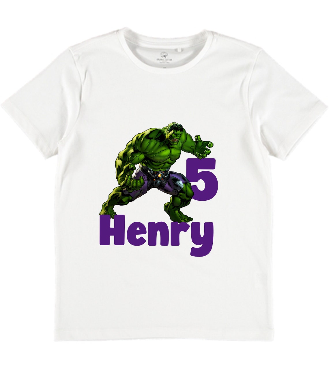 Personalised Incredible Hulk Marvel Tshirt Boys Girls clothes Etsy