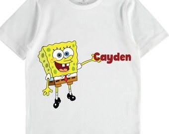 Custom Spongebob Tee | Etsy Australia