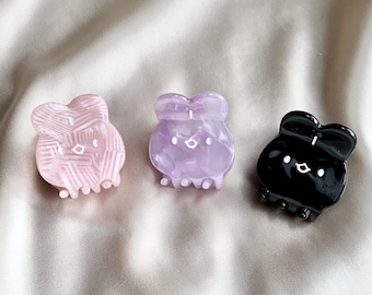 Mini Bunny Hair Clips Version 2 | Cute Hair Accessories | Bunny Hair Claw