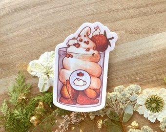 Soft Serve Bunny Sticker | Matte Stickers | Cute Stickers