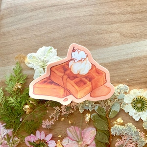 Bunny Waffle Sticker | Matte Stickers | Cute Stickers