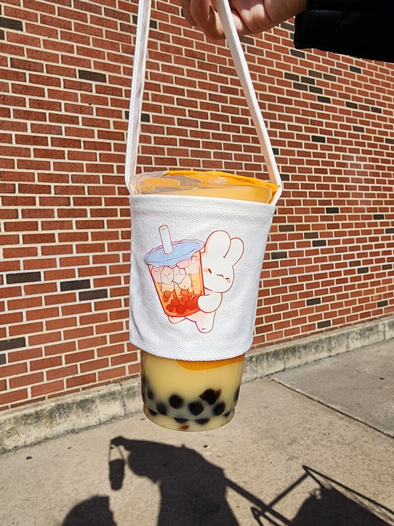Bunny Boba Cup Holders Cute Cup Holder Bubble Tea Cup Etsy