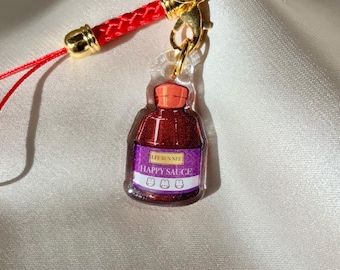 Hoisin Sauce Bun Mini Phone Charm