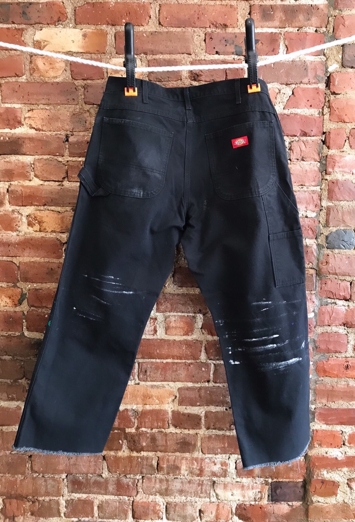 Black Dickie vintage custom pants. Etsy