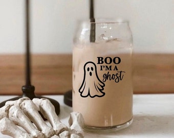 16oz Geister Bier Glas | Halloween Bierglas | Geist Kaffeetasse | Geisterglas | Halloween Tasse | Bierglas | Geister Tasse