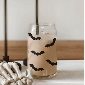 16oz Freakin&#39; Bats Bierglas | Halloween Bierglas | Fledermäuse Kaffeetasse | Vorbei Batty Bierglas | Halloween-Tasse | Bierglas | Fledermäuse Tasse