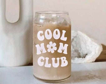 Cool Mom Club Glass | Mom Glass | Mothers Day | Mama Glass