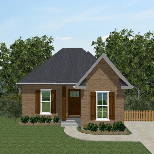 22x24 Guest House Plan Tiny House Plan In Law Apartment Etsy