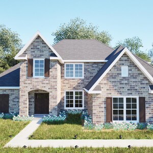 3 Bedroom House Plan with Bonus Room, Ready-to-Build Architectural Drawings, PDF Instant Download