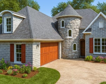 3 Bedroom House Plan with Bonus Room, Ready-to-Build Architectural Drawings, PDF Instant Download