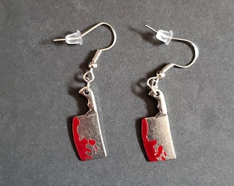 Bloody Cleaver Earrings