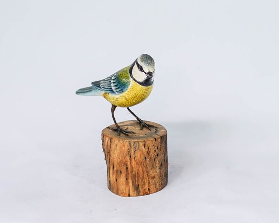 鳥の置物 木製の鳥 6 インチ / 15、鳥の置物、子供部屋の装飾、ホリデーギフト
