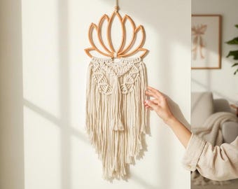 Macrame Wall Hanging 29 Inch / 73 Cm, Wall Art Decoration, Wall Hanging, Bohemian Home Decor Tapestry