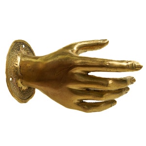 Pull brass Door Handle Hand 1:1 Hand Size, Hand Shake Door, Hand Door, Hand Bronze, Door Decor, Birthday Gift, New Home Decor, Holiday Decor image 2