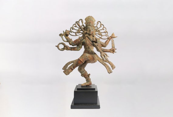 Bronze Dancing Shiva Hindu Statue 10 Inch / 25 cm, Hinduism Statue, God Statue, Lord Statue.
