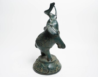 象のブロンズ像 4インチ/ 10 cm、象の像、部屋の装飾、家の装飾