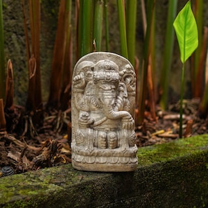 Ganesh Statue 8 Inch / 20 cm, Concrete Statue, Ganesh Figurine, Ganesh Sculpture, Birthday Gift, Gift for Parent, Garden Decor, Anniversary