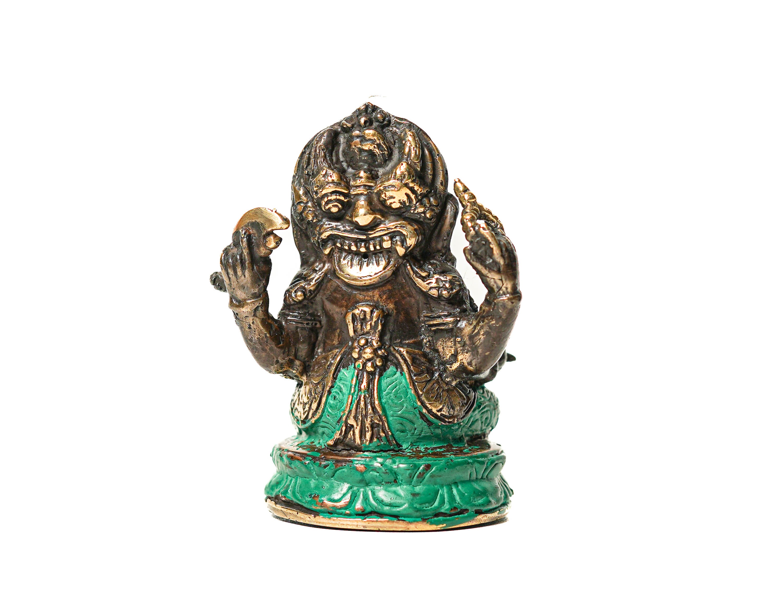 ガネーシャブロンズ像 4インチ / 10 cm、ガネーシャの置物