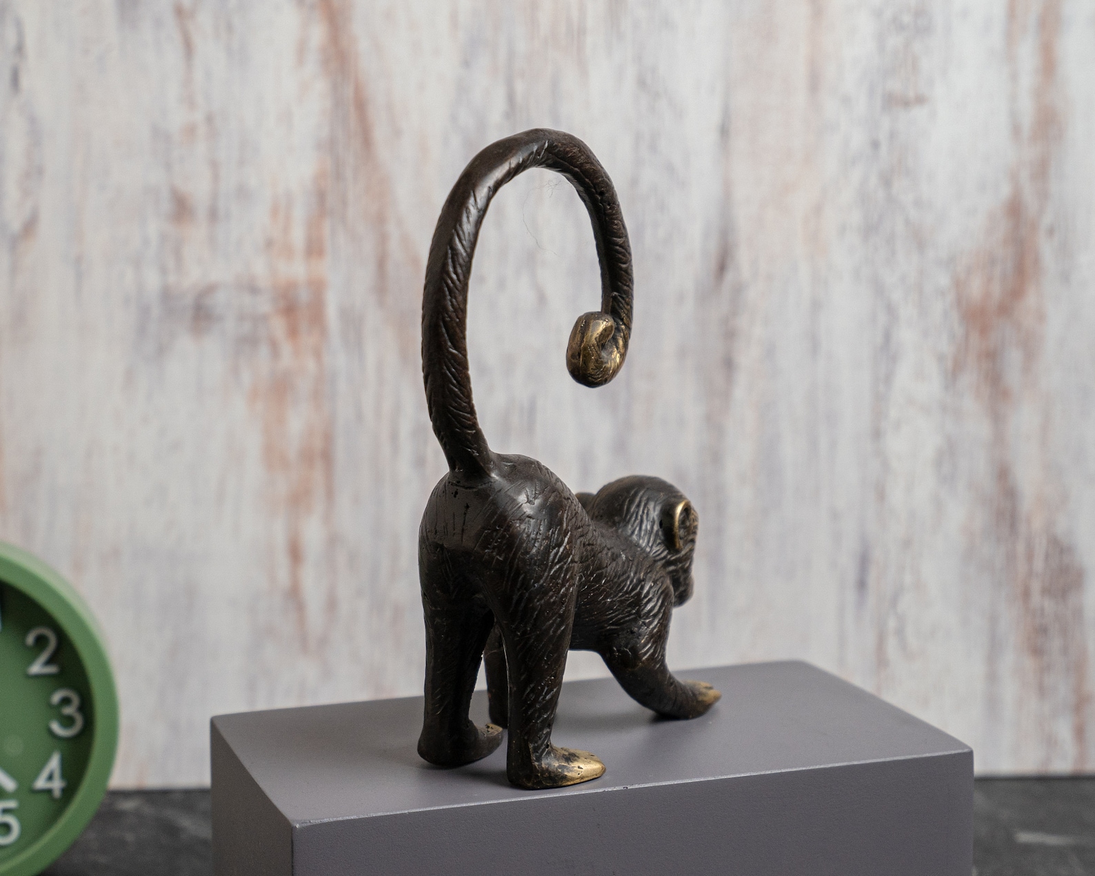3 Colors Monkey Bronze Monkey Figurine 4.7 Inch / 12 Cm Etsy