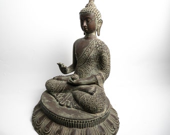 Sitting Buddha 21 Inch / 53 cm, Buddha Statue, Birthday Gift, Gift for Him, Gift for Her, Holiday Decor, Office Decor